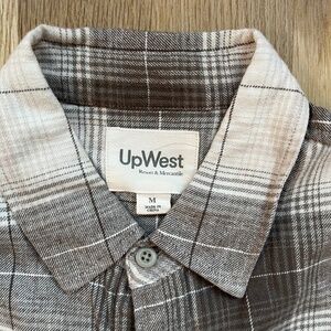 UpWest Flannel Shirt - Grayish Cream